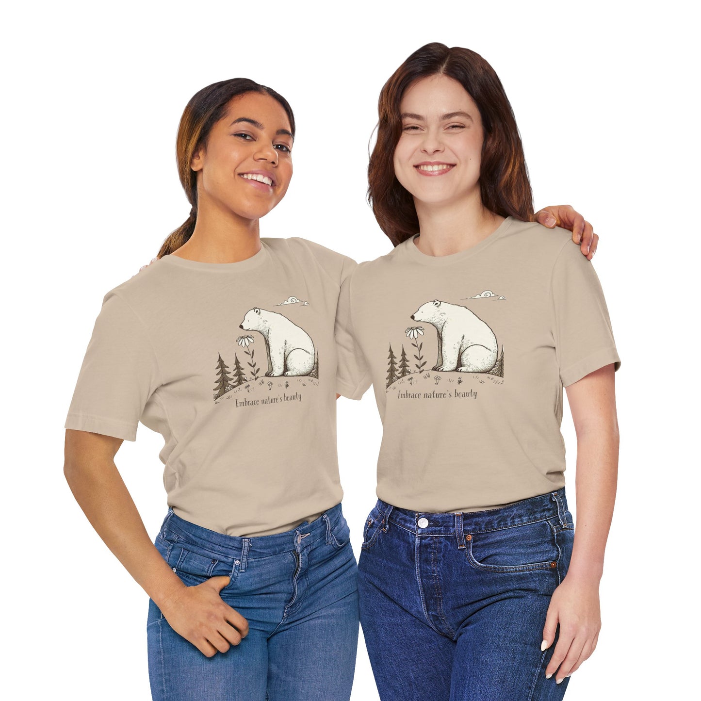 Polar Bear Nature Tee | Embrace Nature’s Beauty Shirt