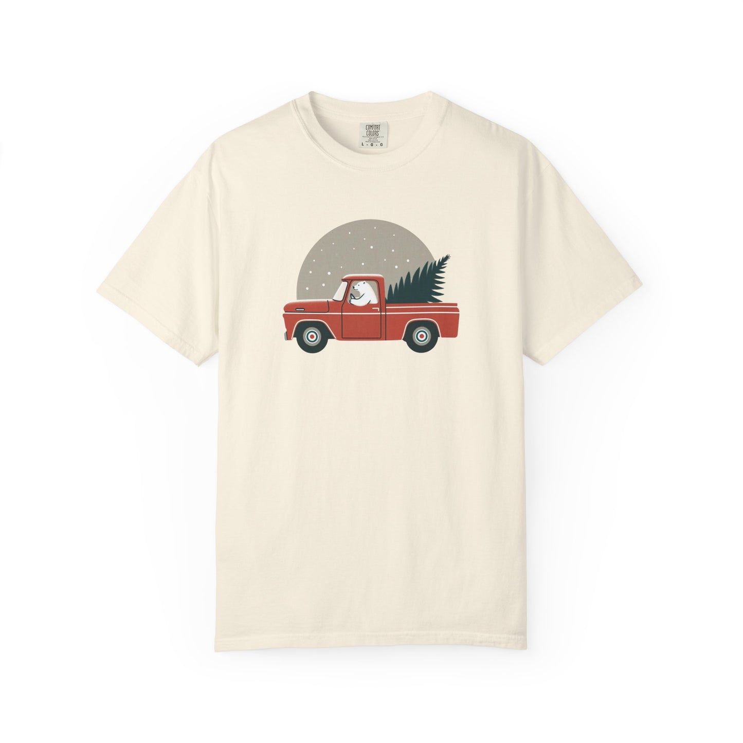 Vintage Polar Bear Christmas Truck Tee