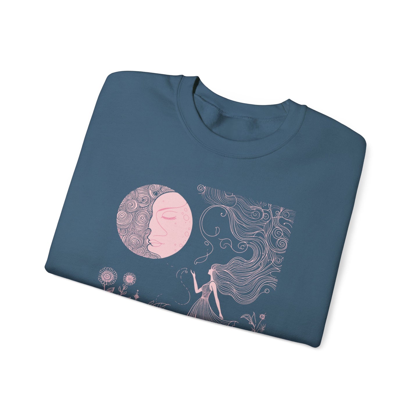 Lunar Muse Celestial Art Sweatshirt | Gallery Edition