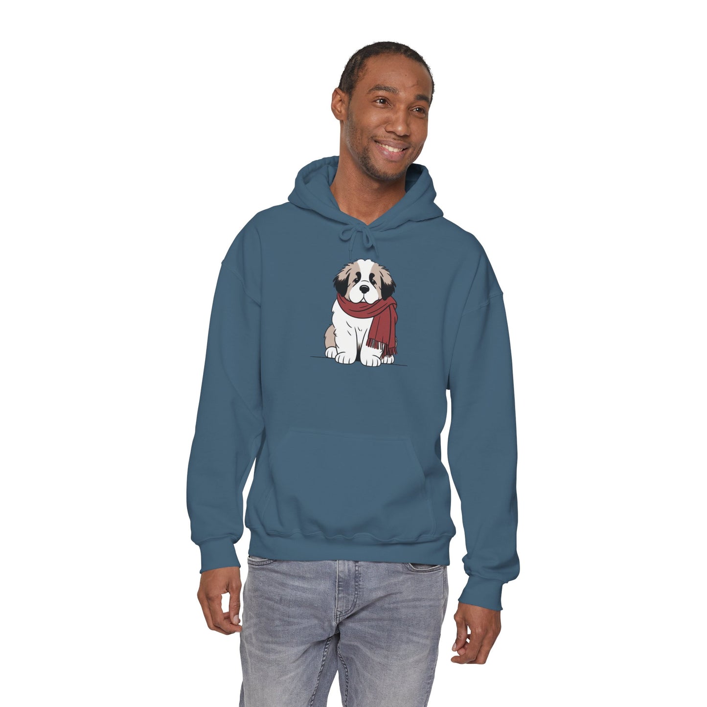 Saint Bernard Puppy Winter Hoodie