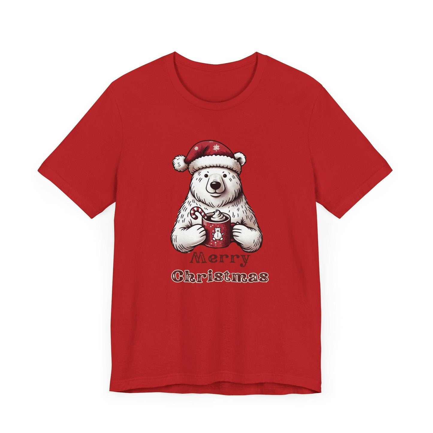 Merry Christmas Polar Bear Tee - Stompy Paws