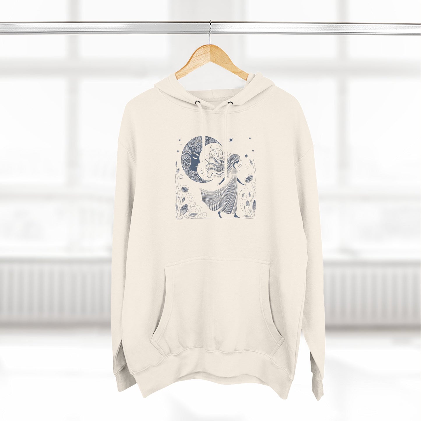 Moonlit Wildflower Woman Hoodie