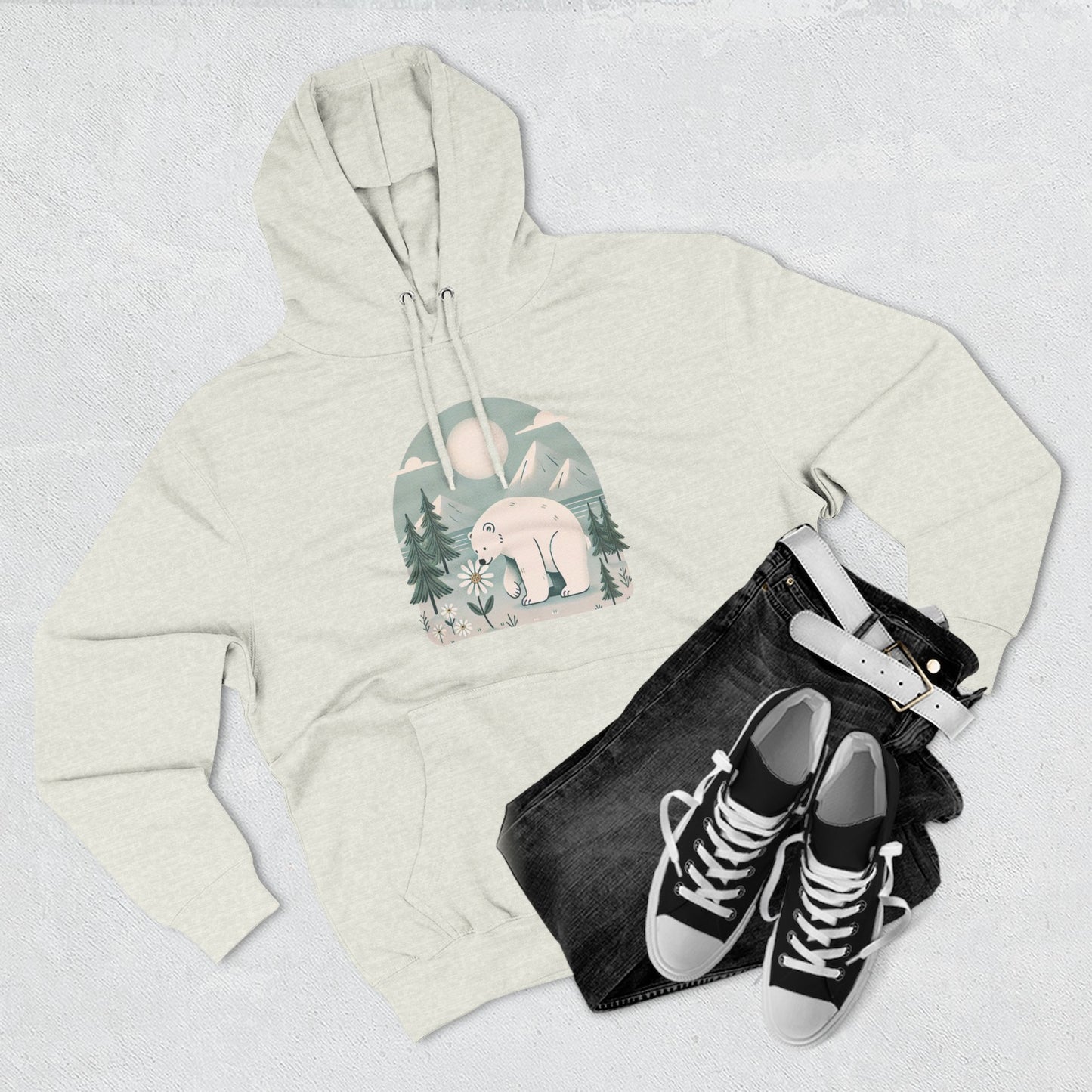 Polar Bear Meadow Hoodie