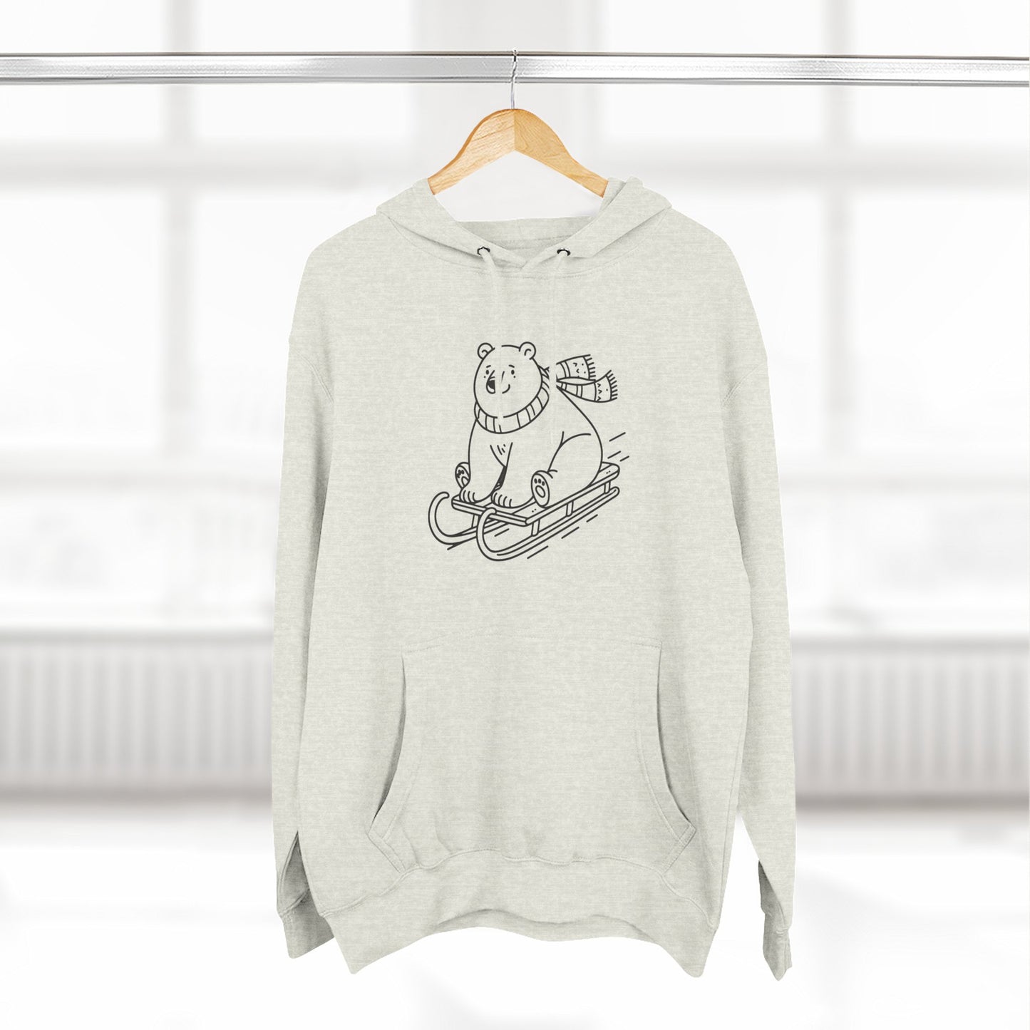 Polar Bear Sledding Hoodie