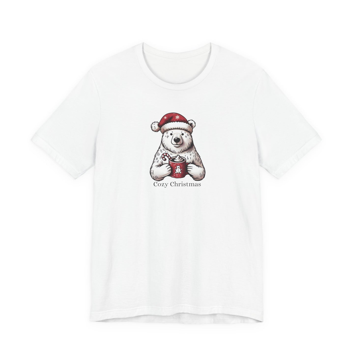 Cozy Christmas Bear Mug Tee