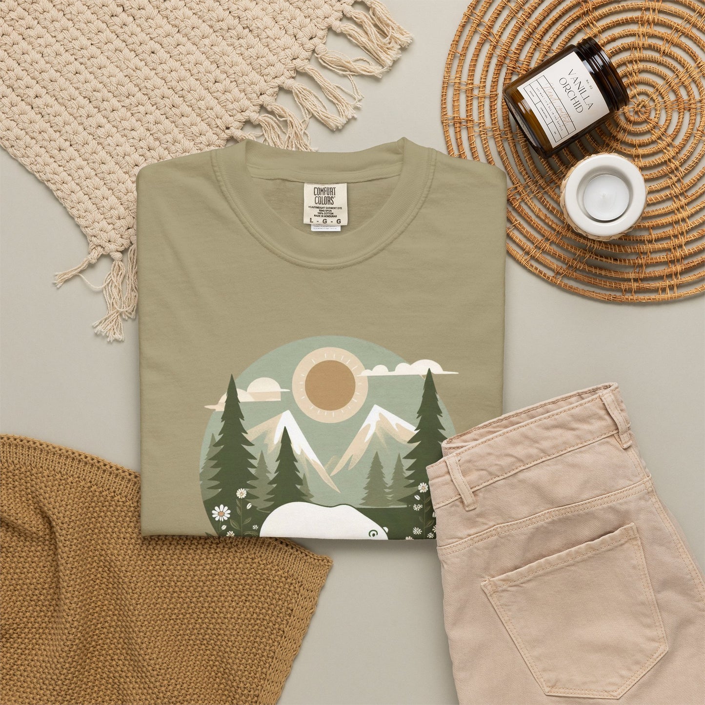 Mountain Meadow Polar Bear Tee