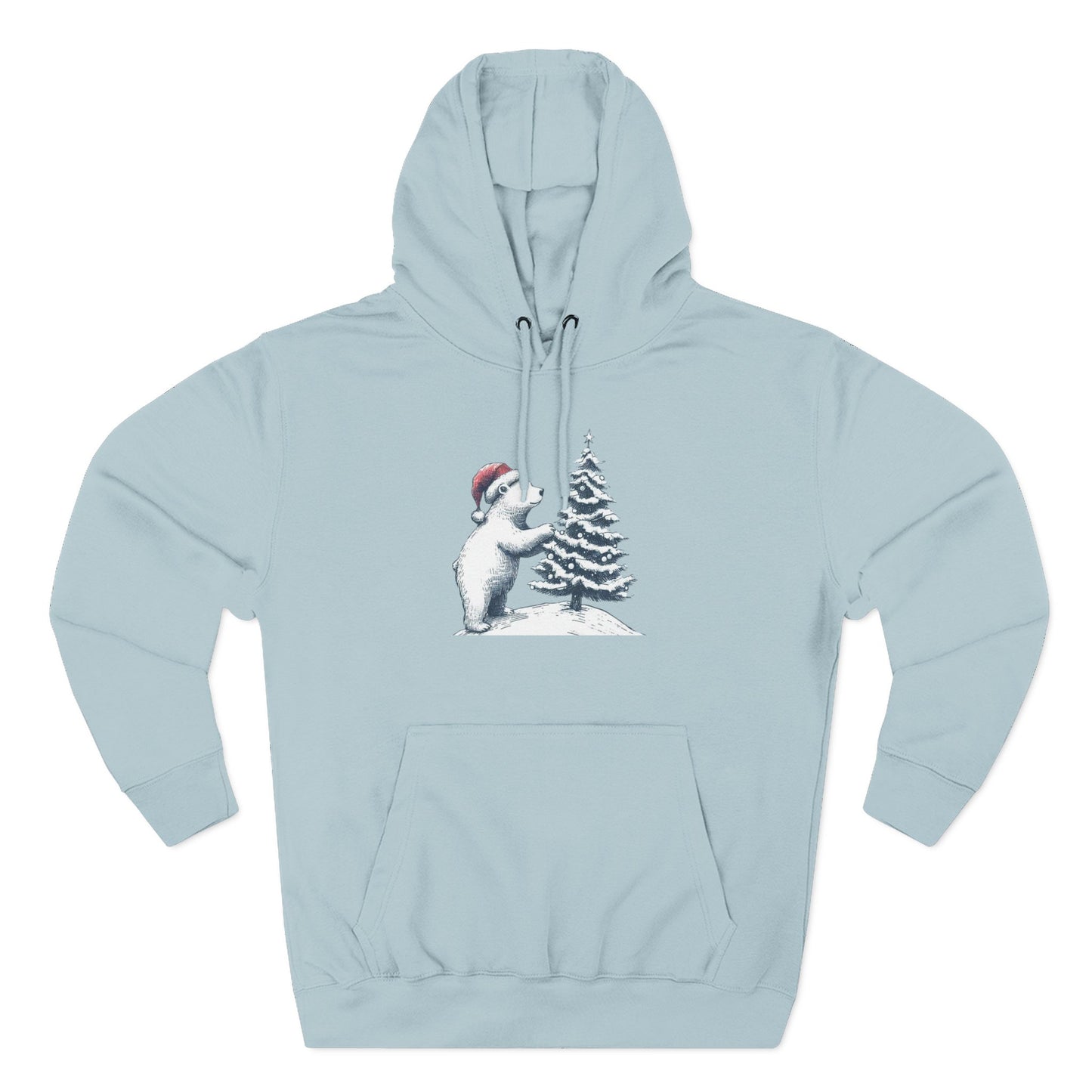 Polar Bear Christmas Tree Hoodie