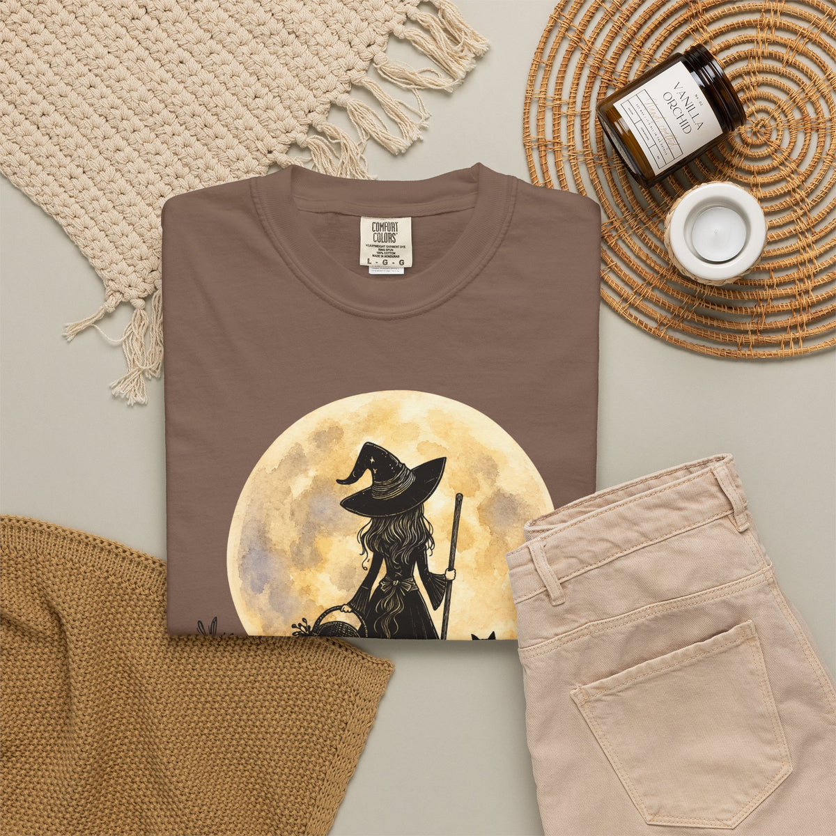 In My Witch Era Graphic Tee | Moon Witch Comfort Colors Shirt