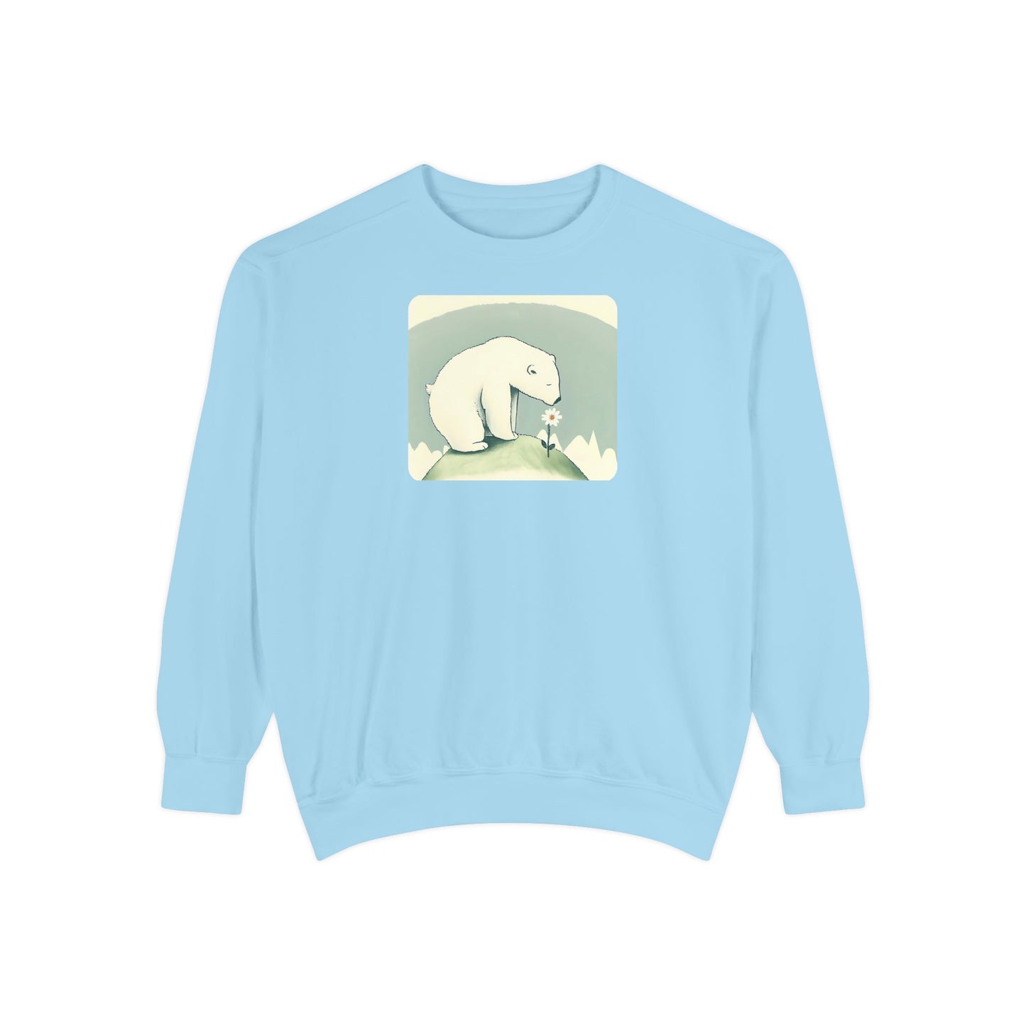 Polar Bear Wildflower Sweatshirt