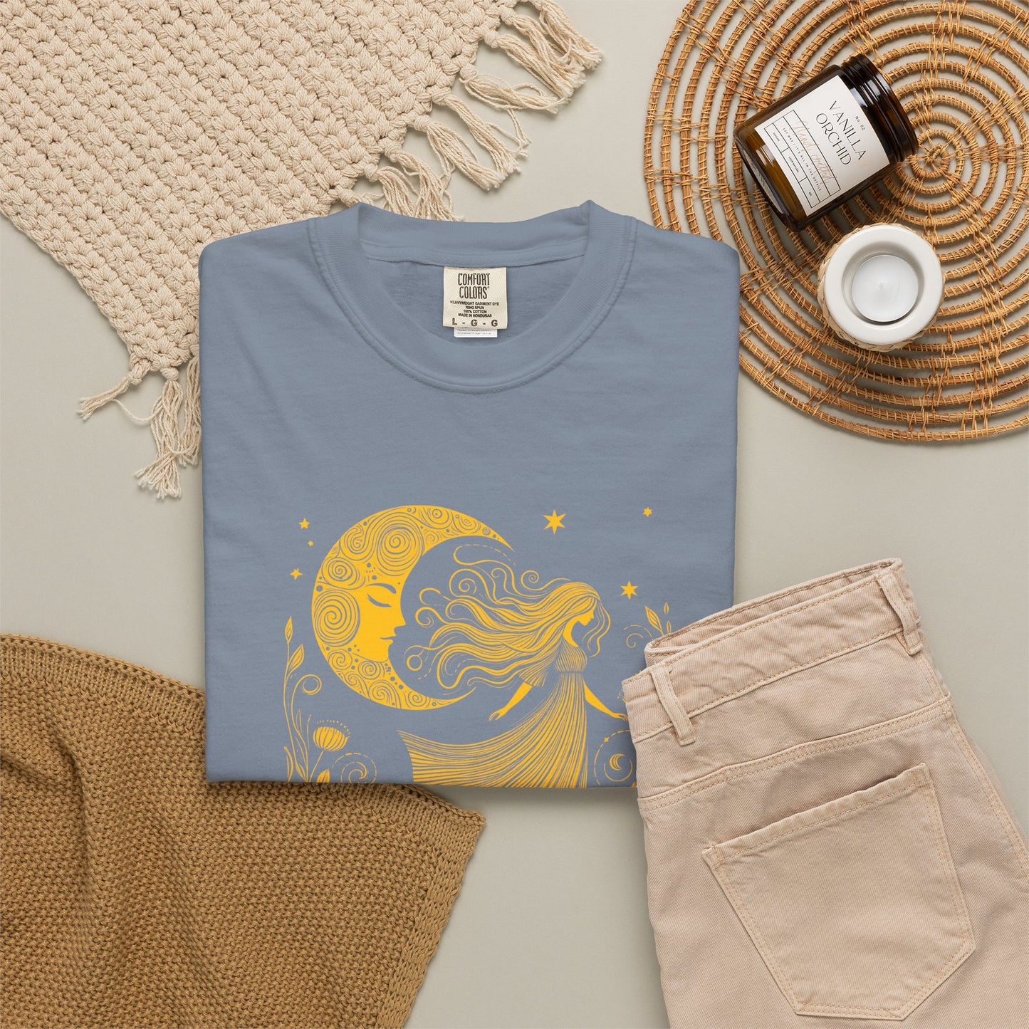 Golden Moon Wanderer Comfort Colors Tee