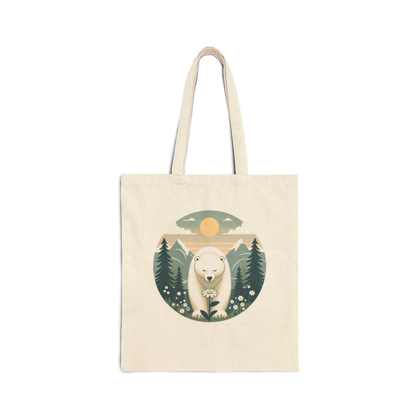 Polar Bear Alpine Tote Bag