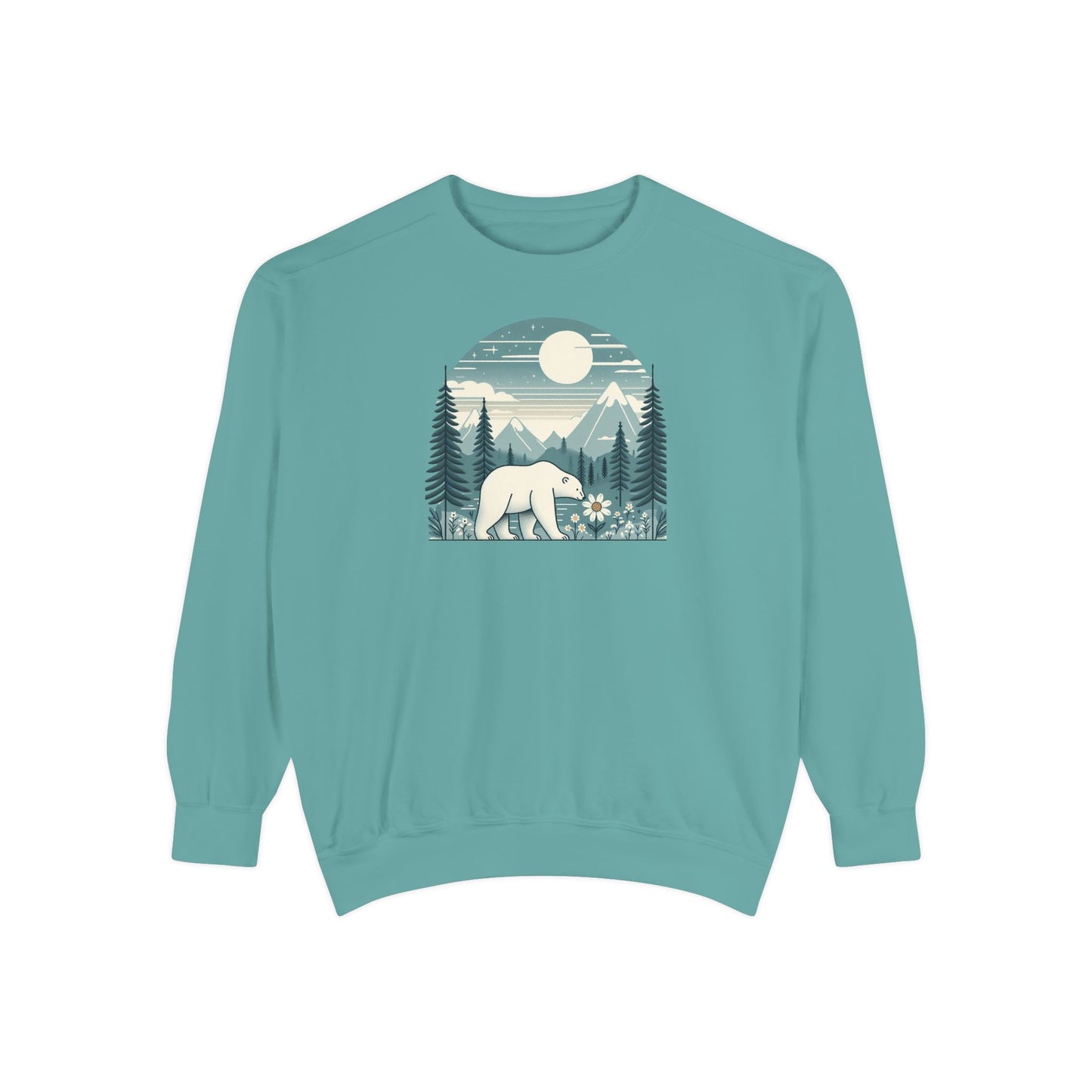 Solstice Polar Bear Comfort Colors Sweatshirt