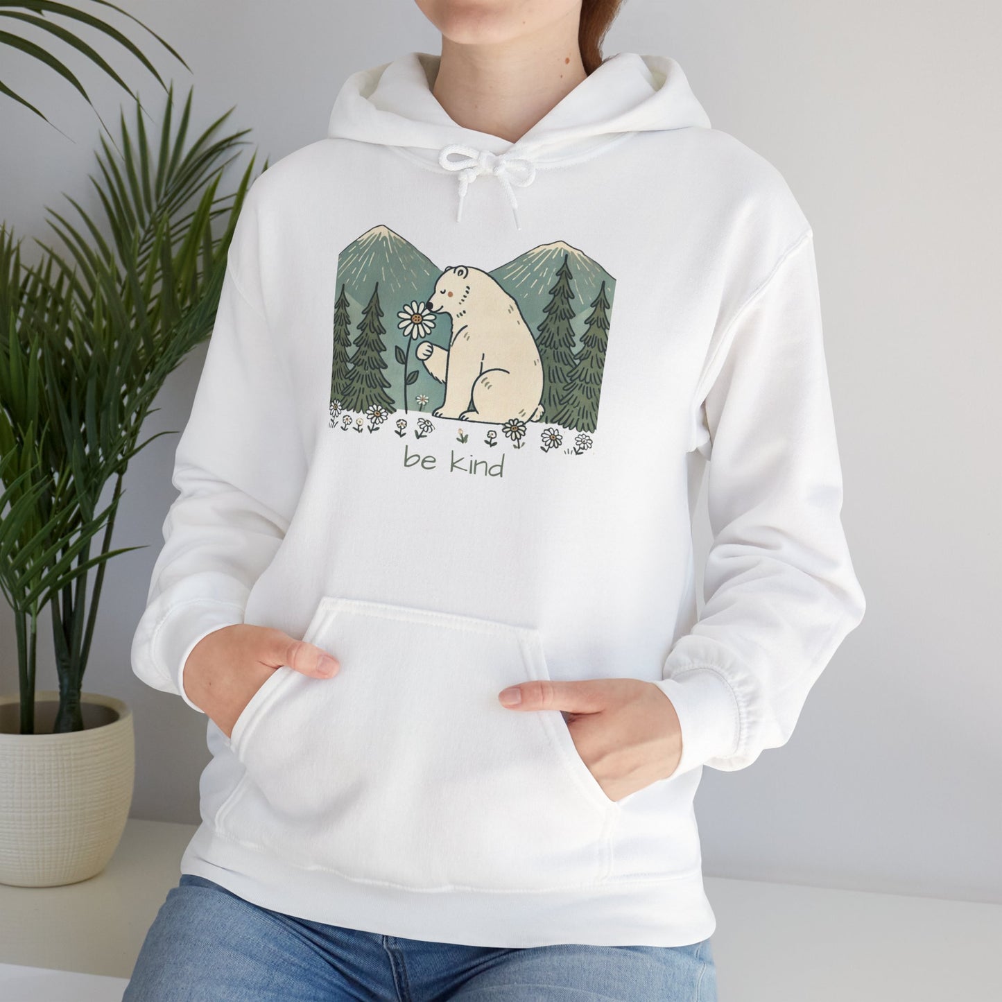 Be Kind Polar Bear Hoodie