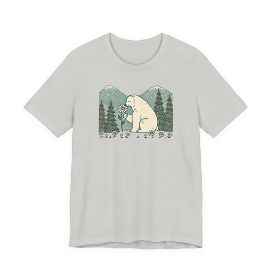 The Gentle Observer Polar Bear Art Tee | Polar Den