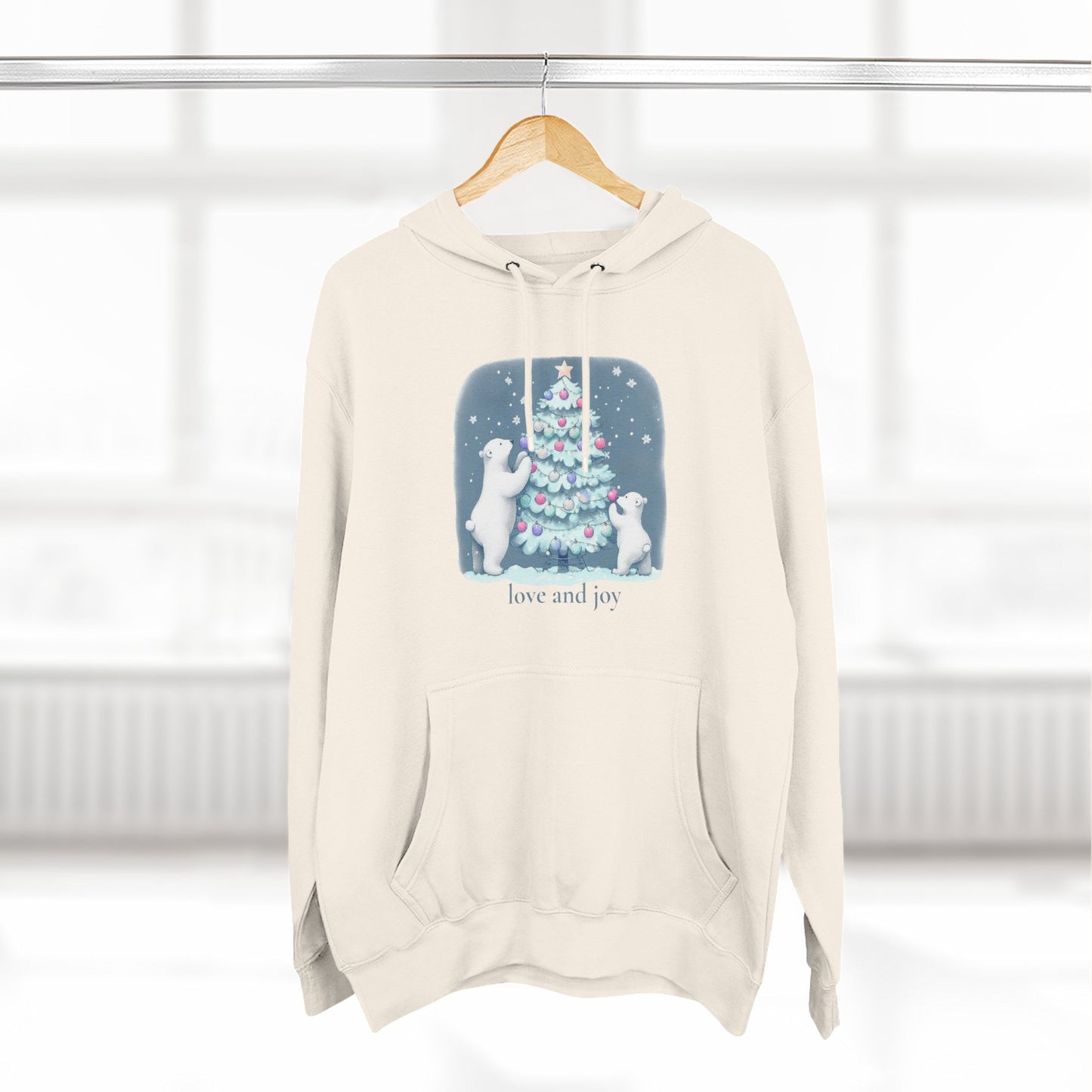 Love and Joy Polar Bears Hoodie