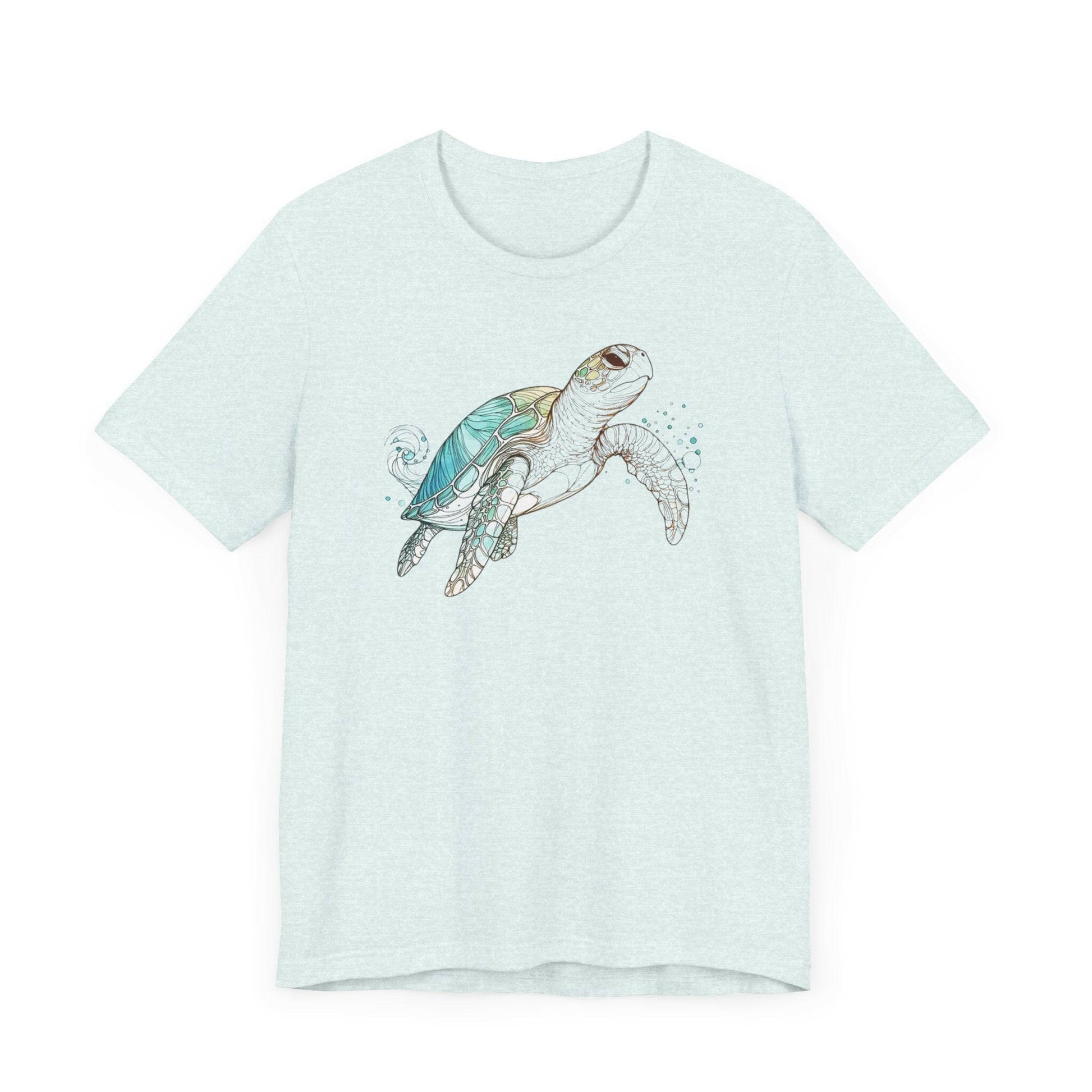 Sea Turtle Water Color Unisex Tee - Stompy Paws