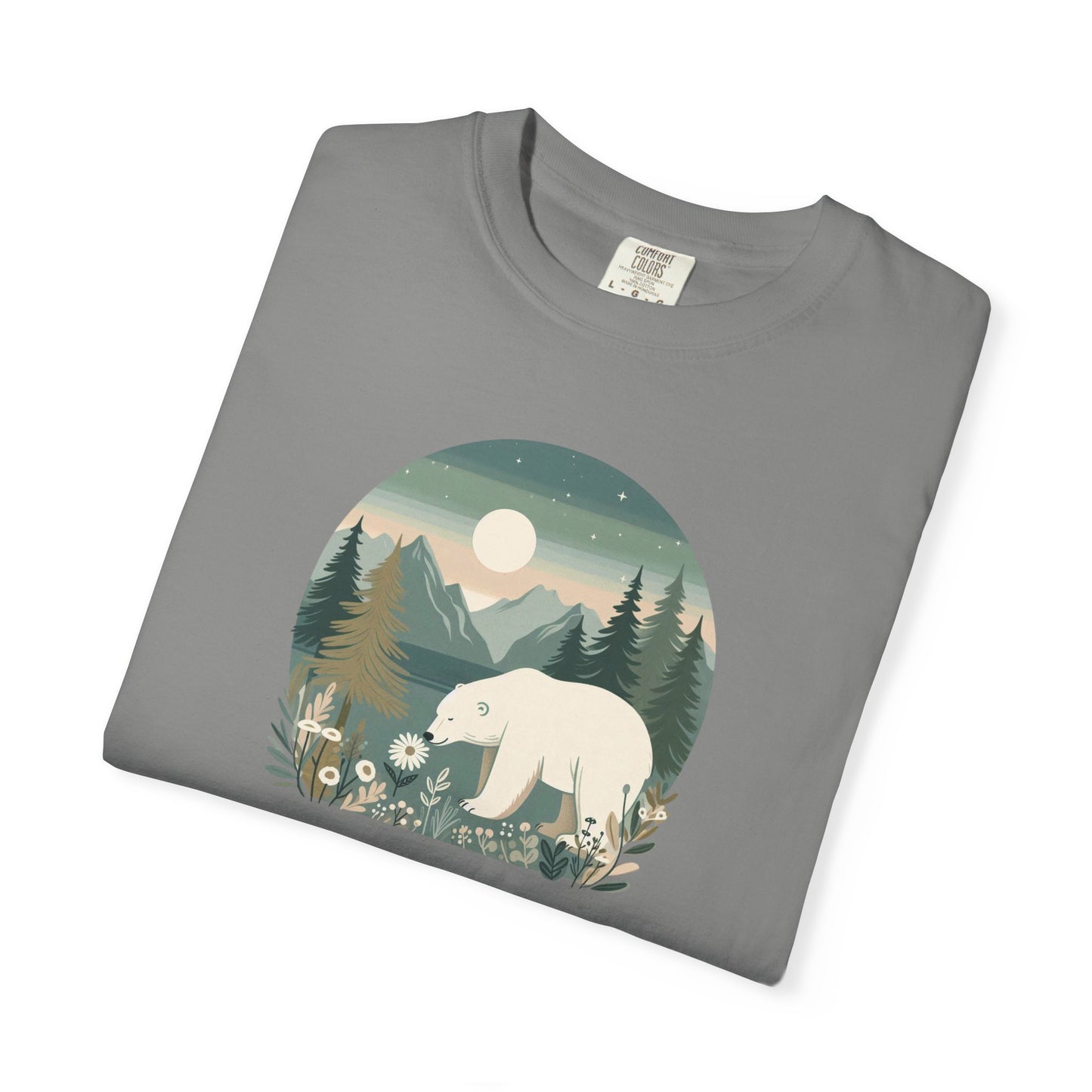 Polar Bear Wilderness Comfort Colors Tee