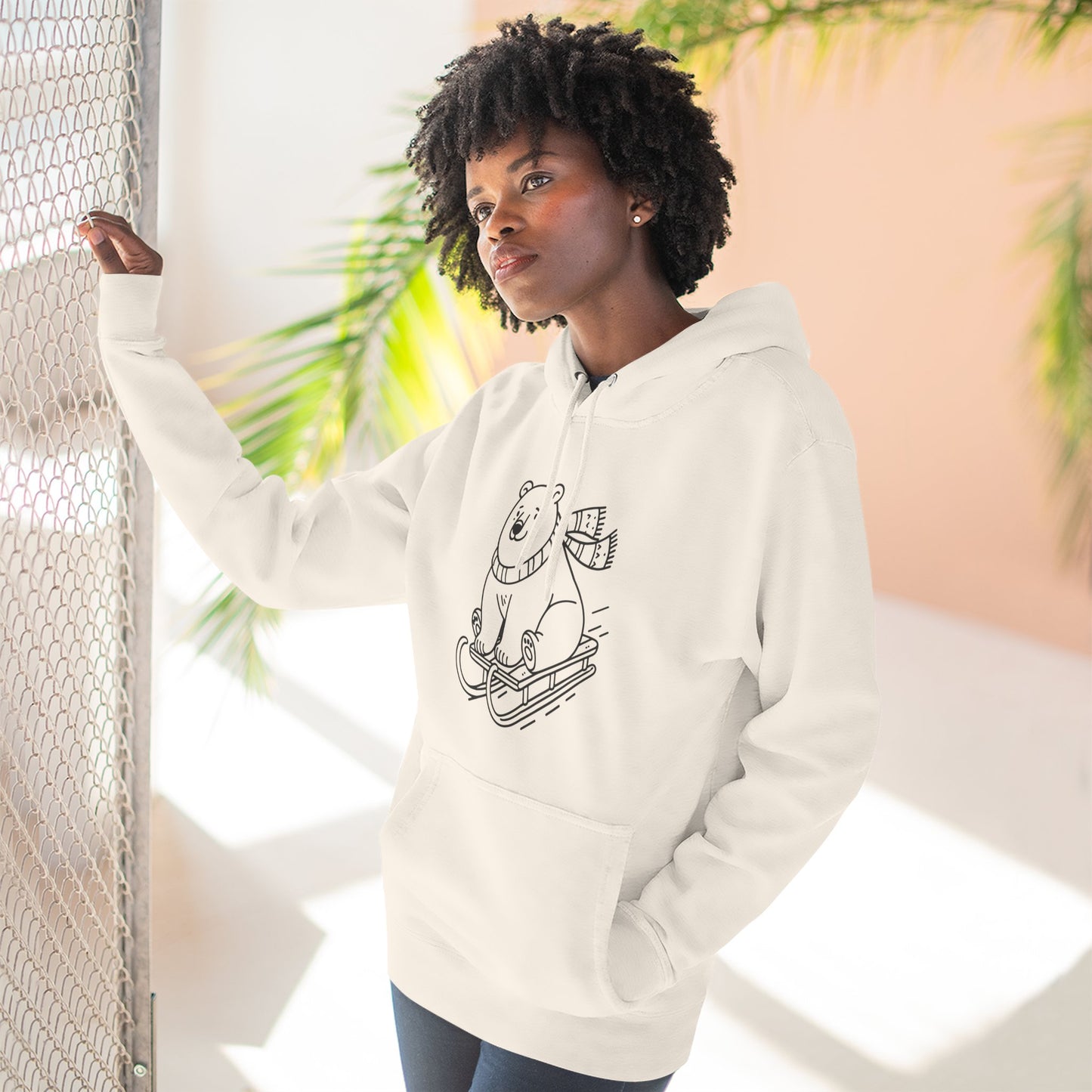 Polar Bear Sledding Hoodie