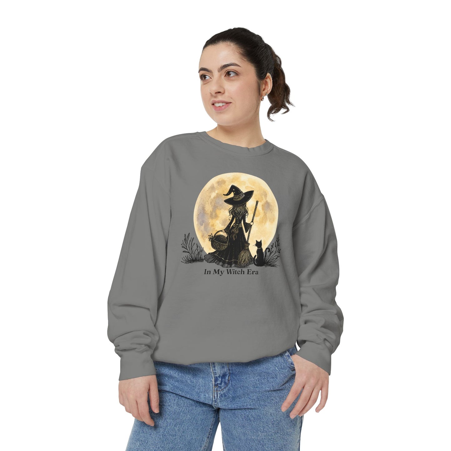 In My Witch Era | Cozy Witch Moon Crewneck Sweatshirt