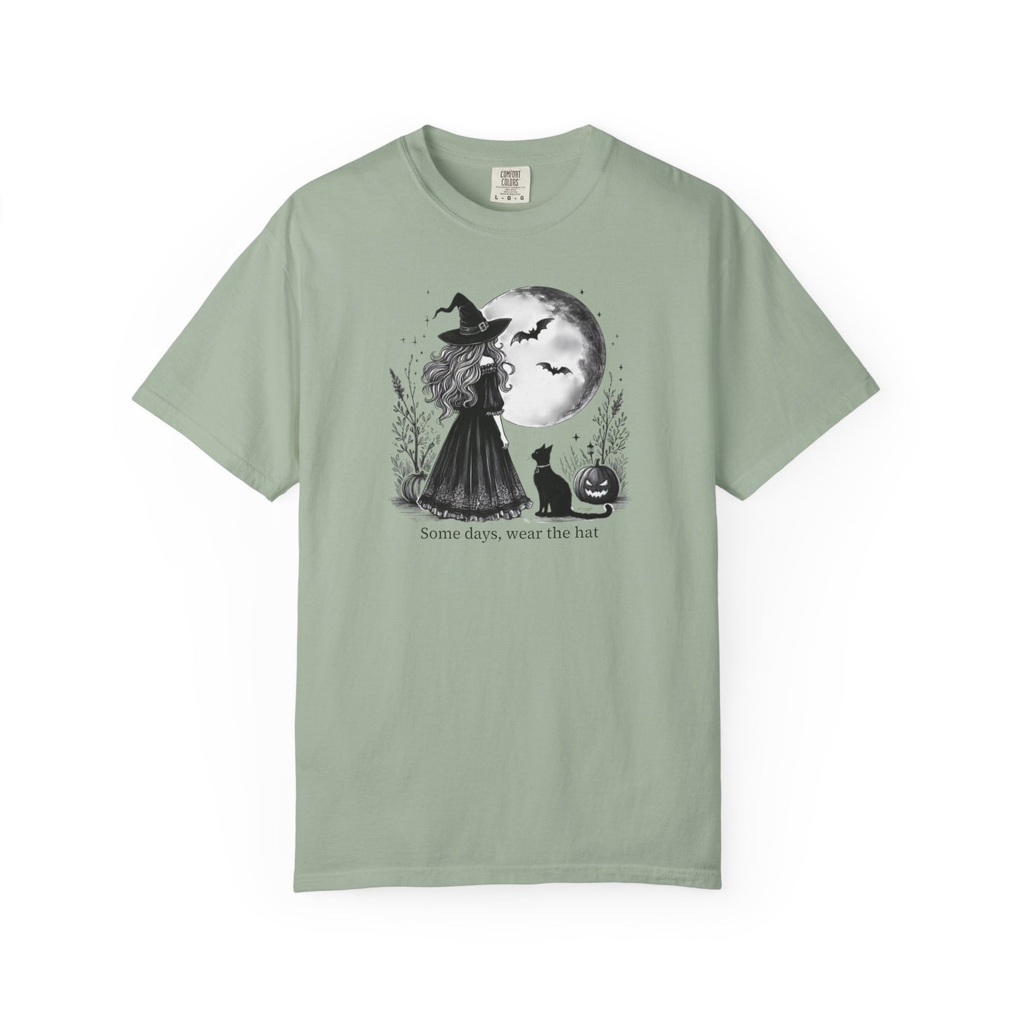 Comfort Colors Halloween Witch Moon Tee