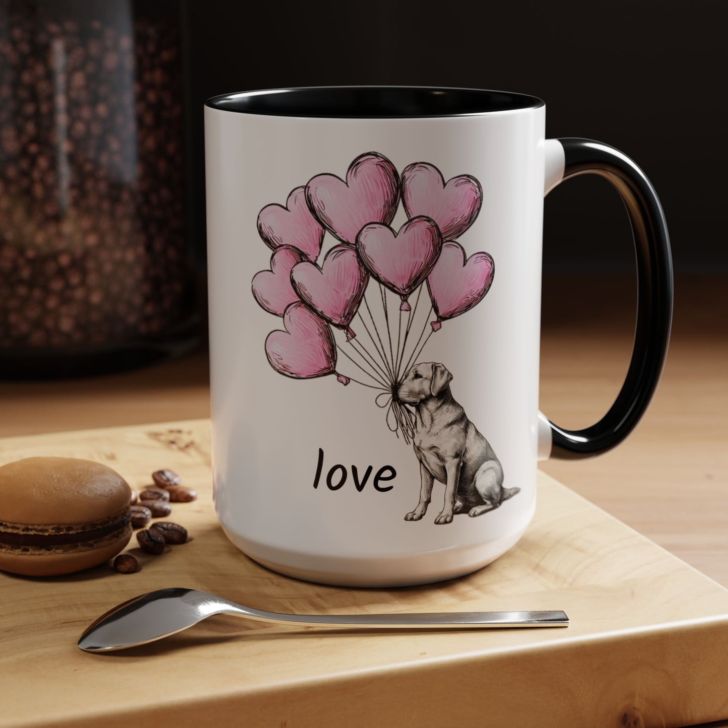 Labrador Love Balloon Mug