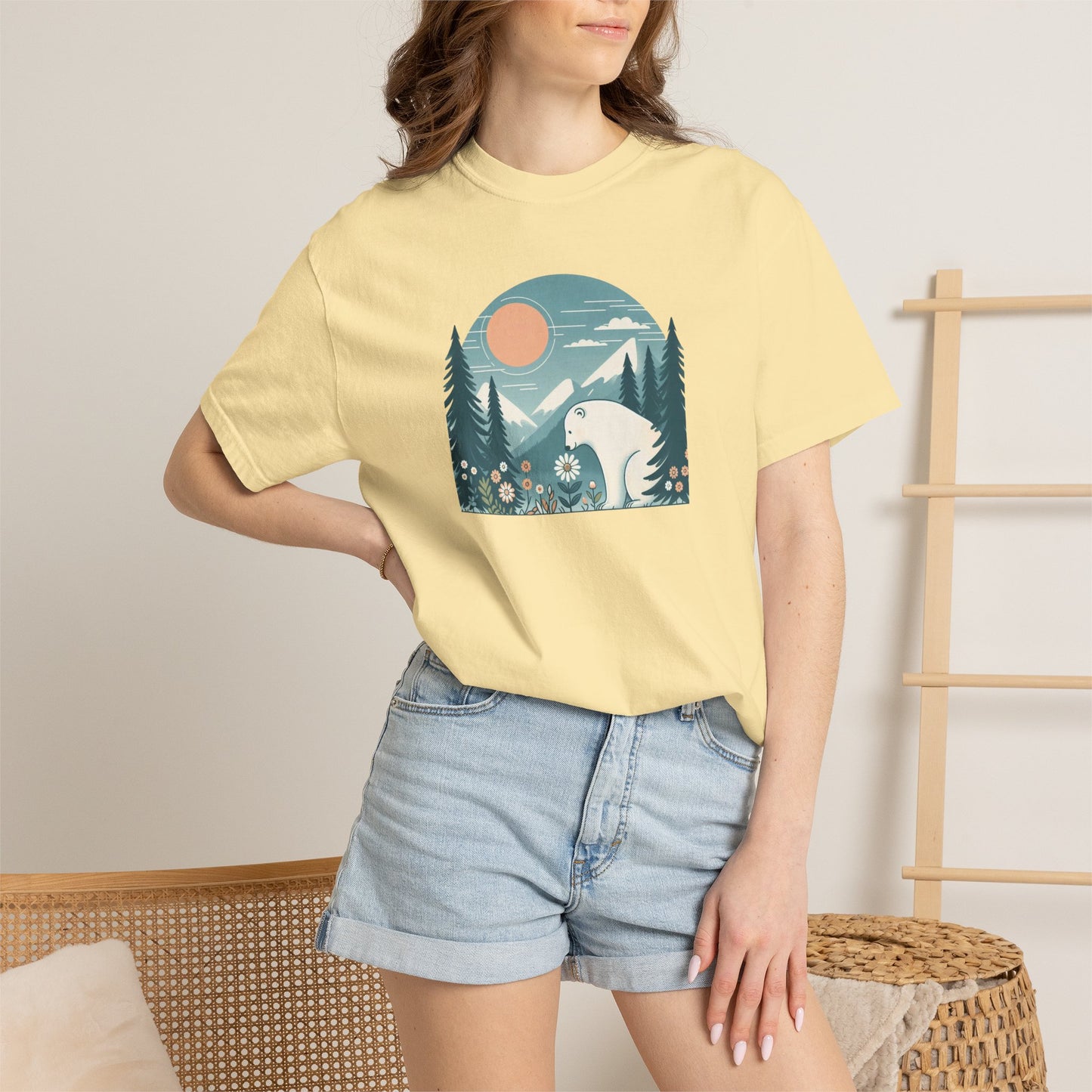 Arctic Bloom Comfort Colors Tee