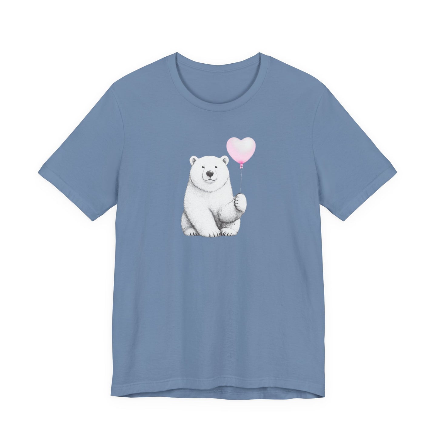 Polar Bear Holding a Balloon Tee