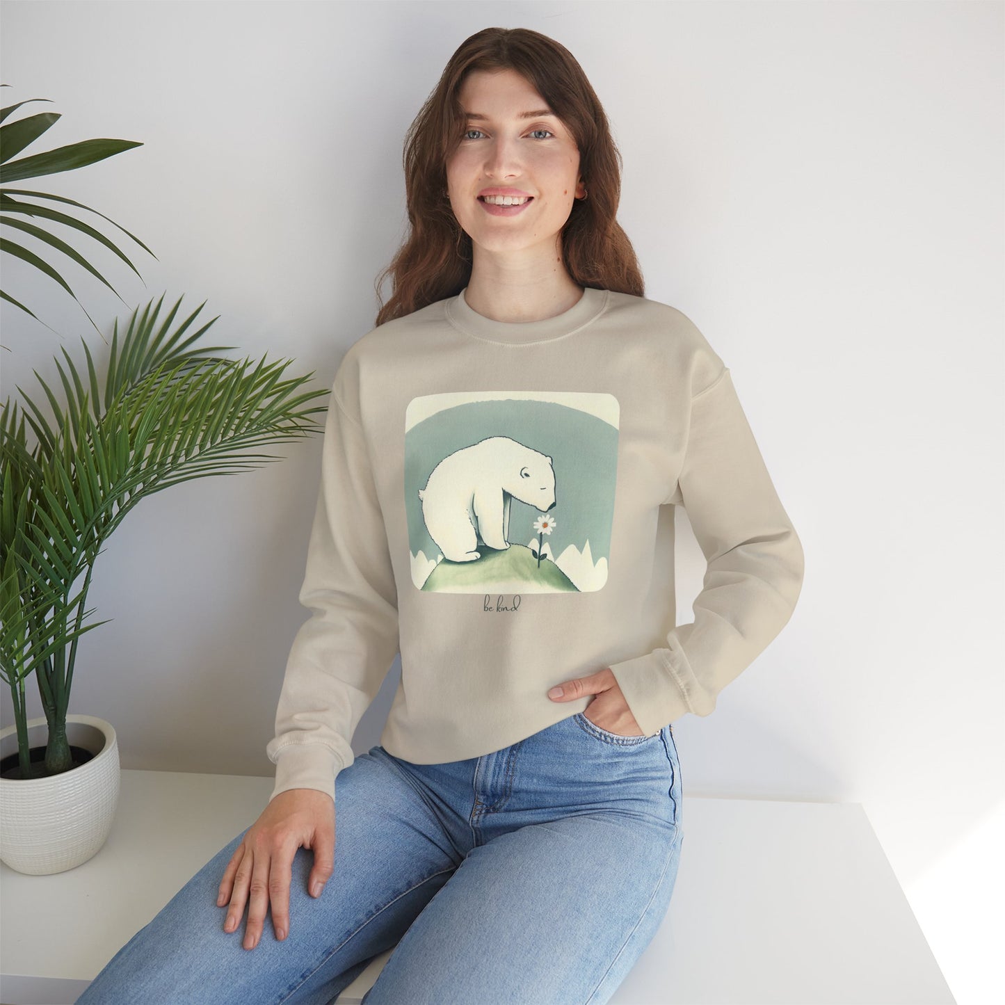 Be Kind Polar Bear Sweatshirt | Polar Den