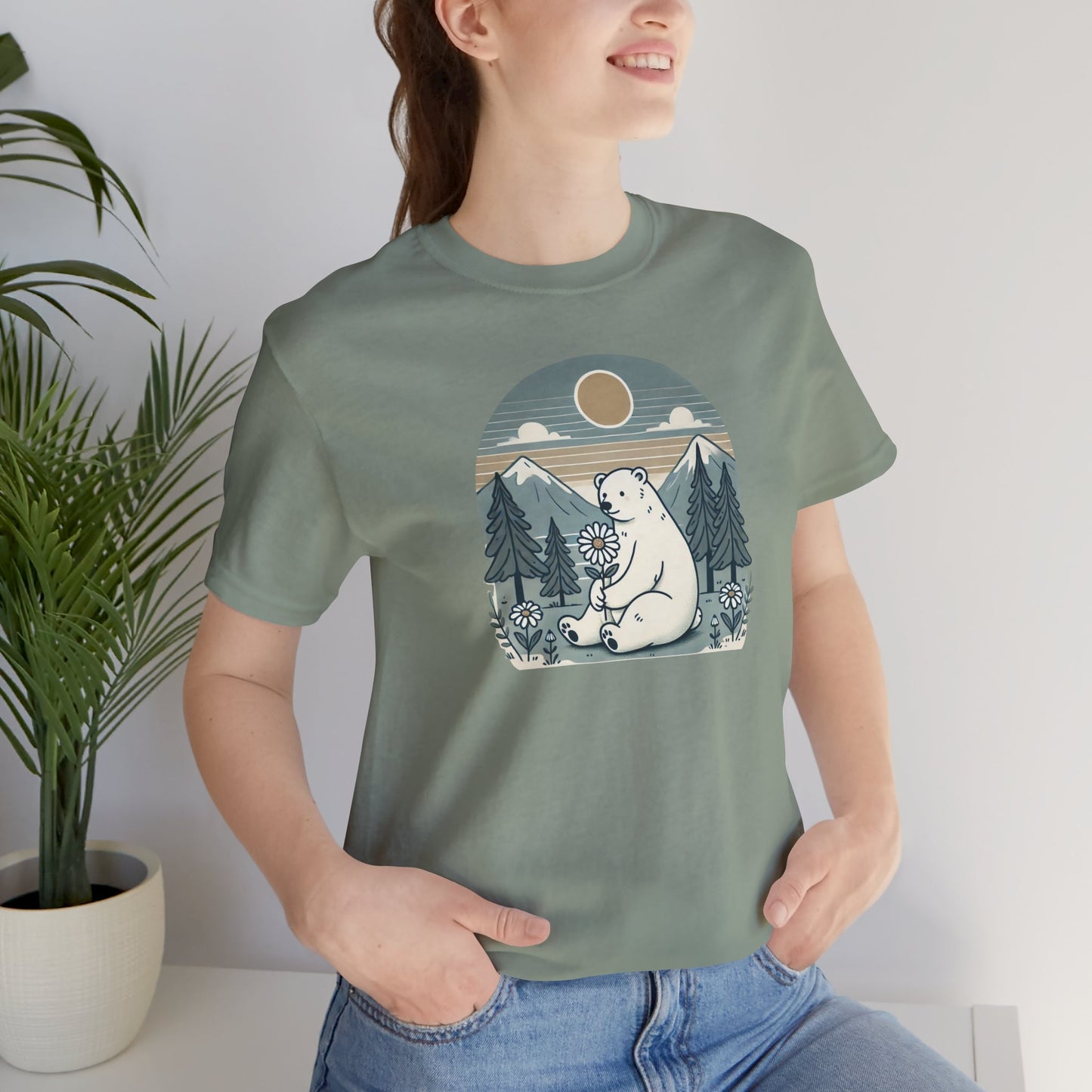 The Gentle Wanderer Polar Bear Premium Tee | Polar Den