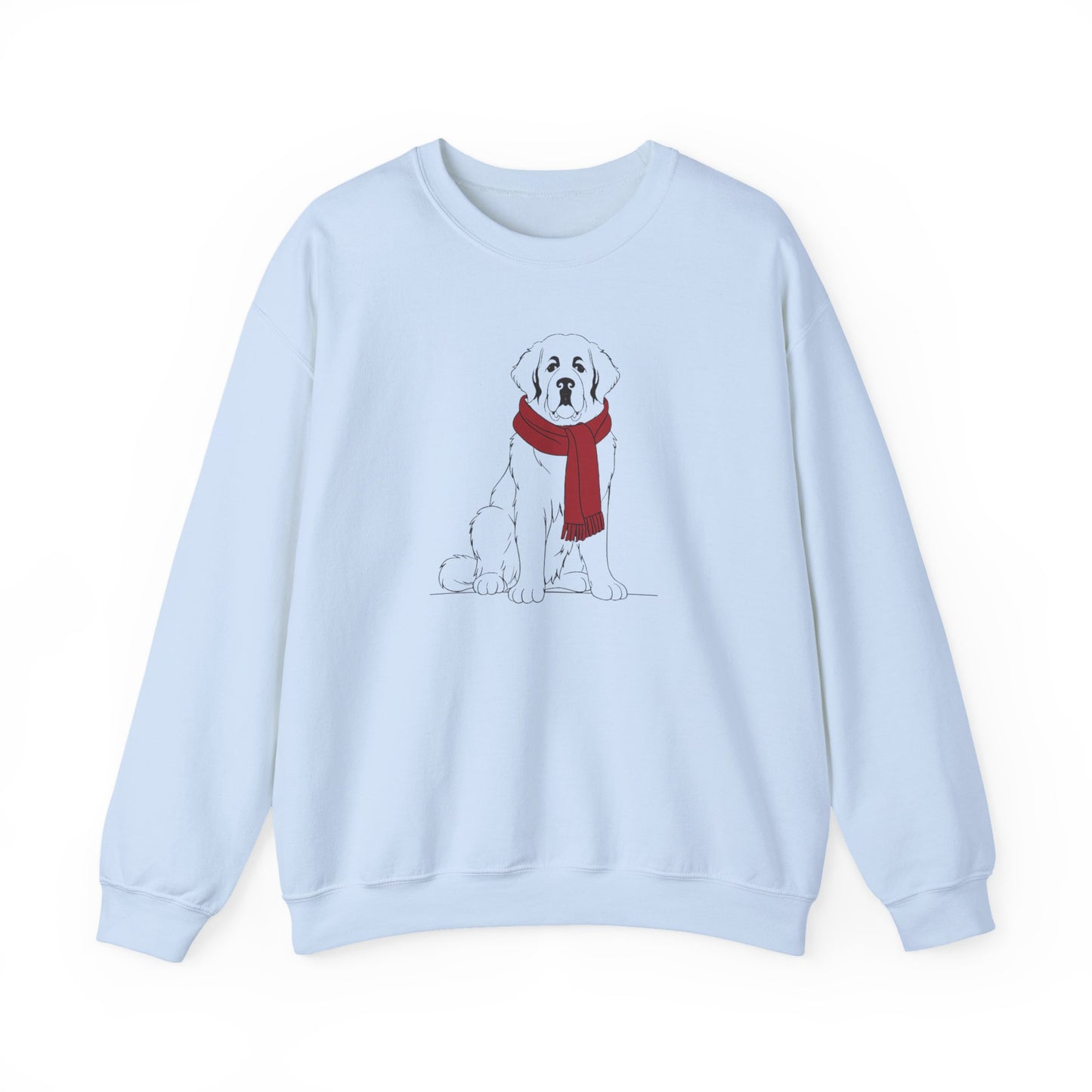 Saint Bernard Winter Scarf Sweatshirt