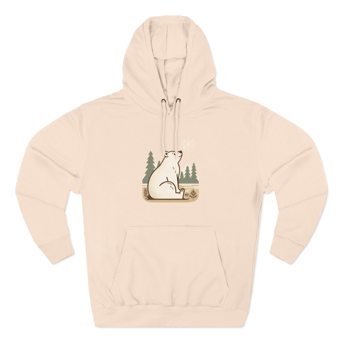 Polar Bear Snowflake Hoodie