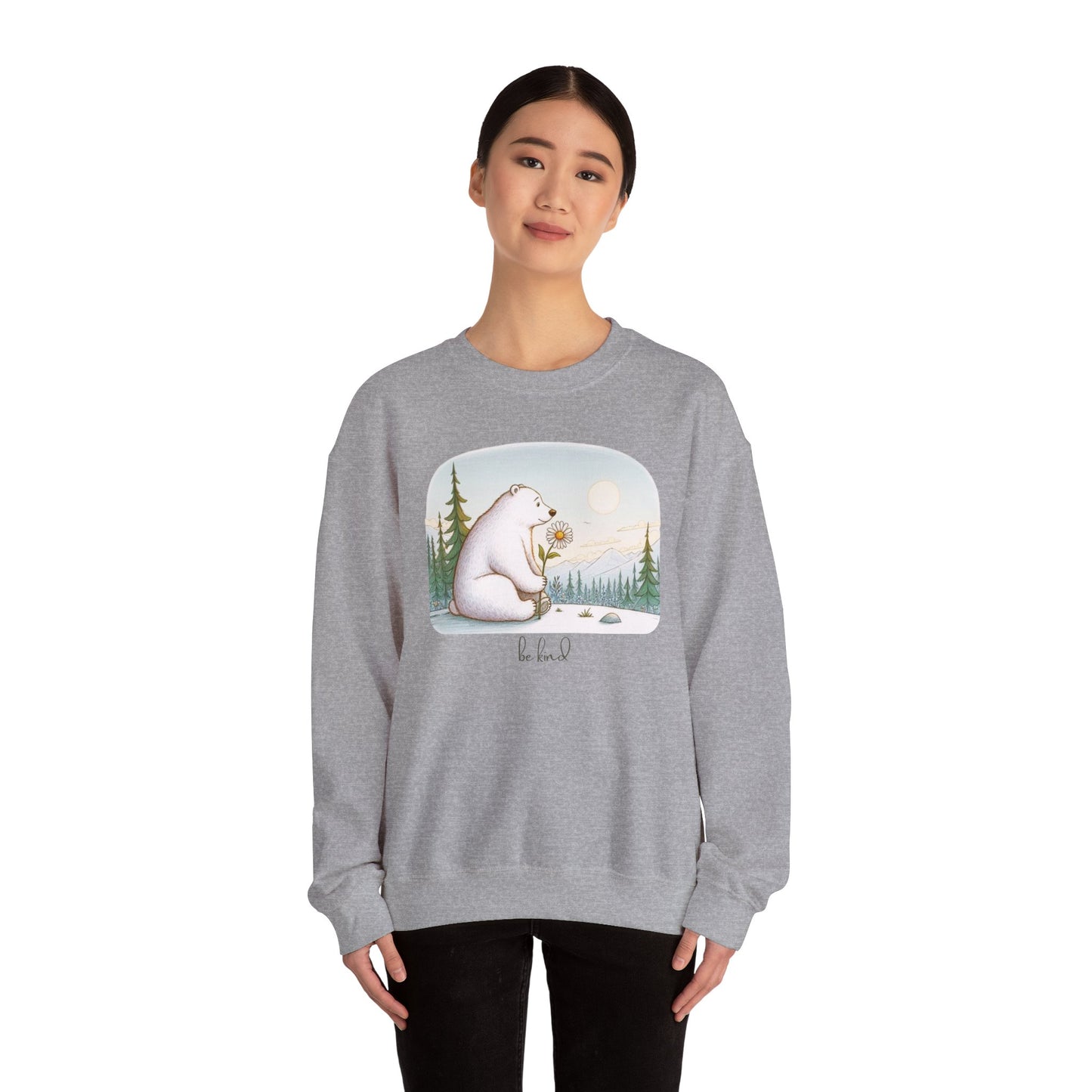 Be Kind Polar Bear Sweatshirt | Polar Den