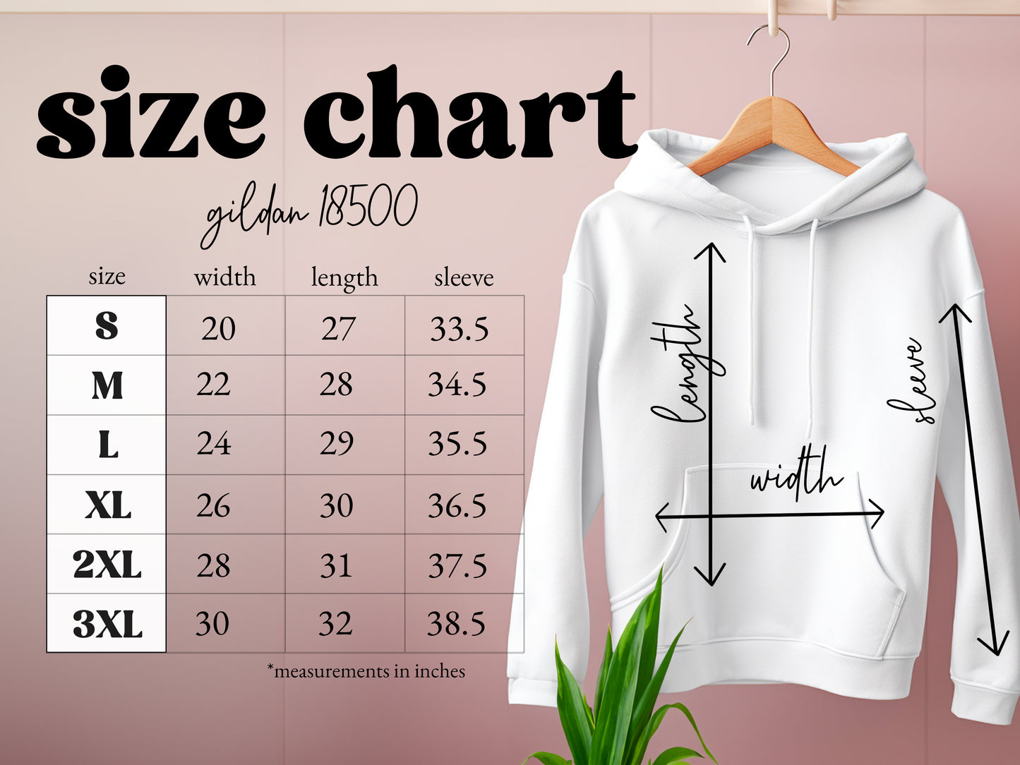 Minimalist Polar Bear & Daisy Hoodie